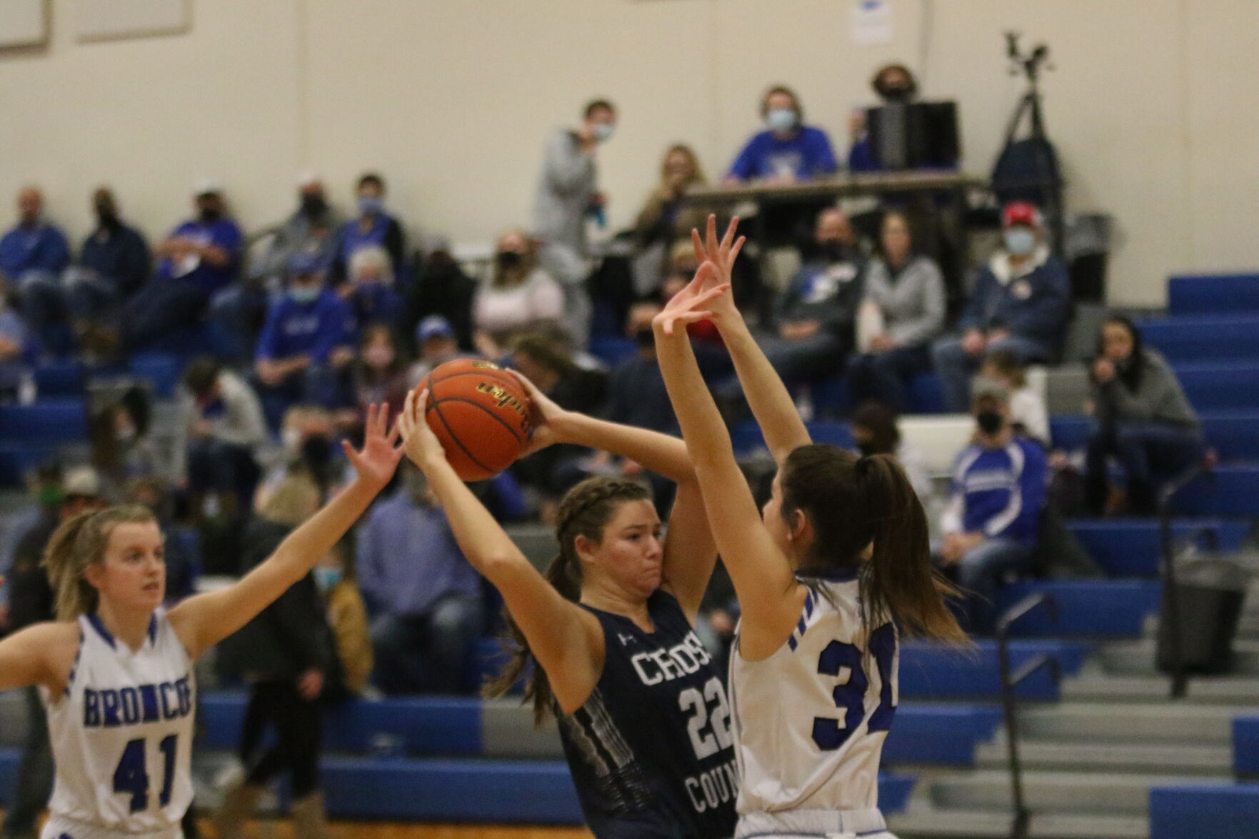 Cross County vs. Centennial girls basketball, Feb. 18 5.JPG